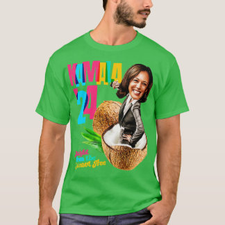 T-shirt Kamala 2024 Arbre à noix de coco