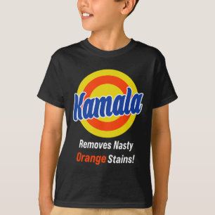 T-shirt Kamala 2024 supprime les voix Nasty Orange