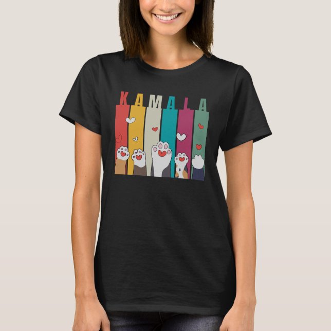 T-shirt Kamala Cat 2024 (Devant)