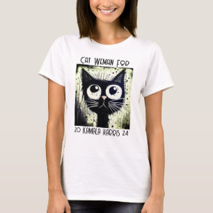 T-shirt Kamala Cat Ladies