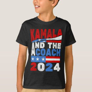 T-shirt Kamala Et L'Élection De La Dame Du Chat-Coach 2024