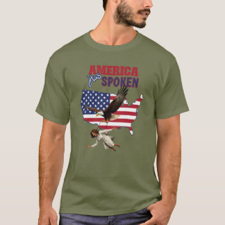 T-shirt Kamala Funny L'Amérique A Parlé Aigle USA