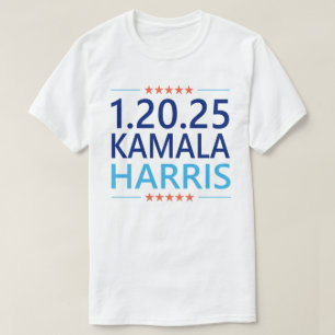 T-shirt Kamala Harris 1re femme présidente 1.20.25