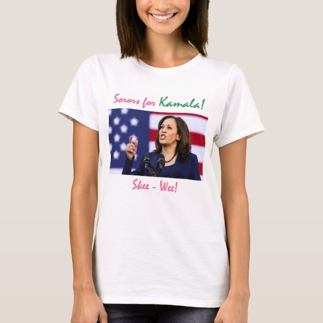 T-shirt Kamala Harris 2020 AKA Sorors pour Kamala (Devant)