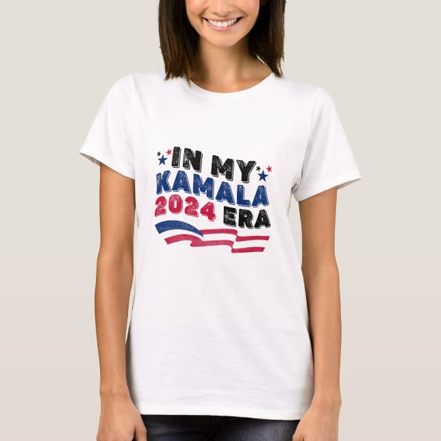 T-shirt Kamala Harris 2024 "À l'ère de My Kamala" (Devant)