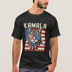 T-shirt Kamala Harris 2024 Président Kamala Cat Lady 2024