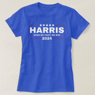 T-shirt Kamala Harris 2024 "Quand nous nous battons, nous 