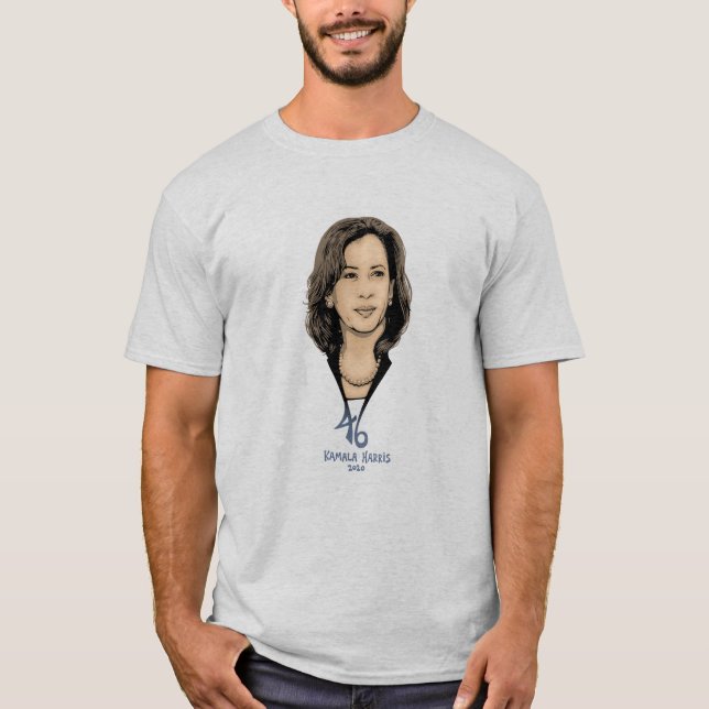 T-shirt Kamala Harris 46 (Devant)