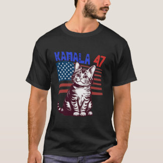 T-shirt Kamala Harris pour la présidente 2024 USA Drapeau 