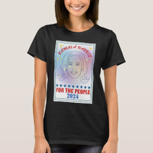 T-shirt Kamala Harris Pour L'Affiche De Campagne People 20