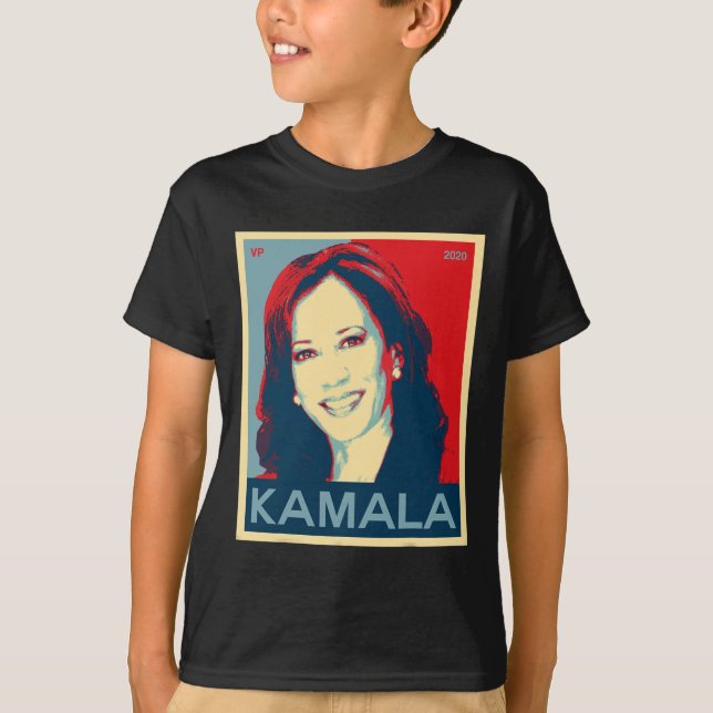 T-shirt Kamala Harris Pour Vice-Présidente 2020 (Devant)