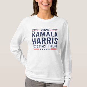 T-shirt kamala harris terminons le travail kamala présiden