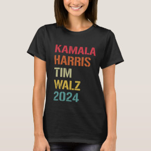 T-shirt Kamala Harris Tim Walz Valse 2024 Election Democra