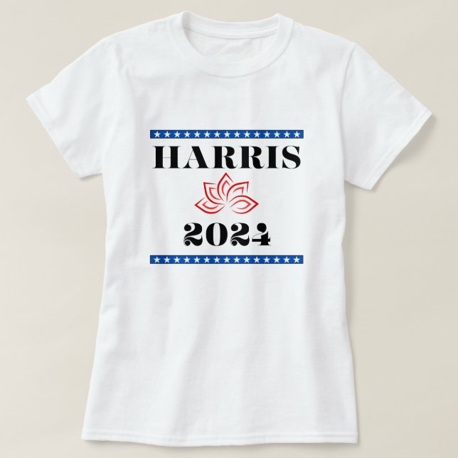 T-shirt Kamala Lotus Harris pour POTUS (Design devant)