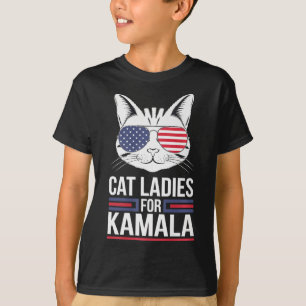 T-shirt Kamala Pour Président - Cat Lady Uni Premium