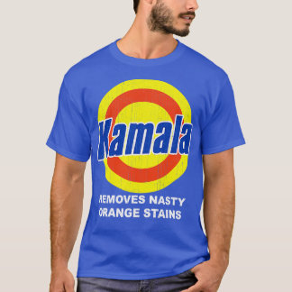 T-shirt Kamala supprime les rideaux orange