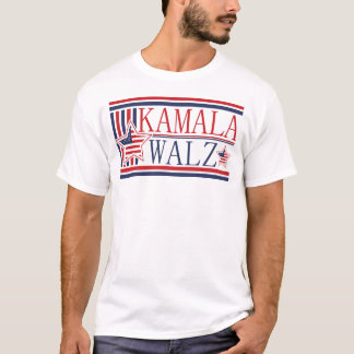 T-shirt Kamala, Walz 2024 Candidats Démocrates