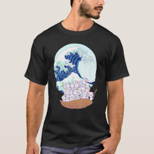 T-shirt Kanagawa Kittens - Doux chats voyageant au Japon