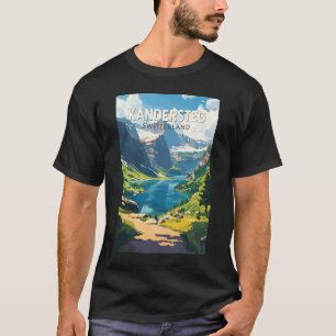 T-shirt Kandersteg Suisse Travel Art Vintage
