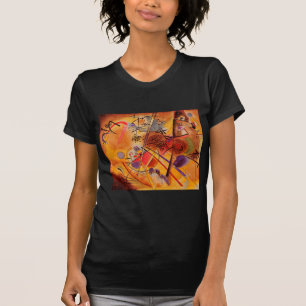T-shirt Kandinsky Brown jaune bleu rouge