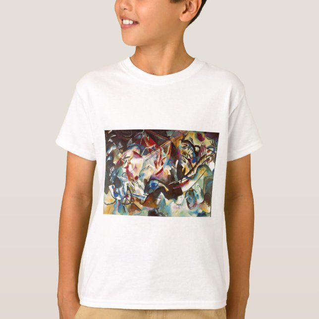 T-shirt Kandinsky Composition VI Peinture Abstraite (Devant)