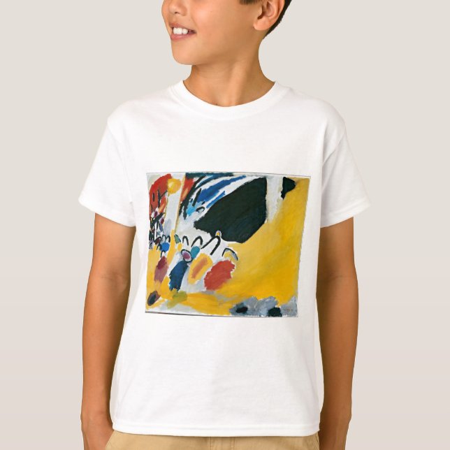 T-shirt Kandinsky Impression III Concert Peinture Abstrait (Devant)