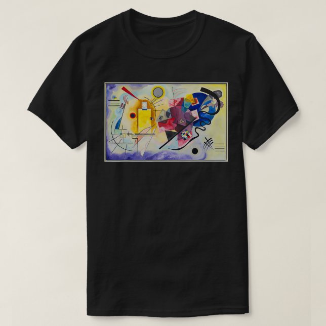 T-shirt Kandinsky jauneBleuRouge (Design devant)