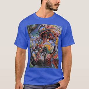 T-shirt Kandinsky Moscou I Cityscape Abstraite profonde ro