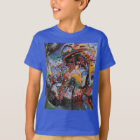 Kandinsky Moscou I Cityscape Abstraite profonde ro