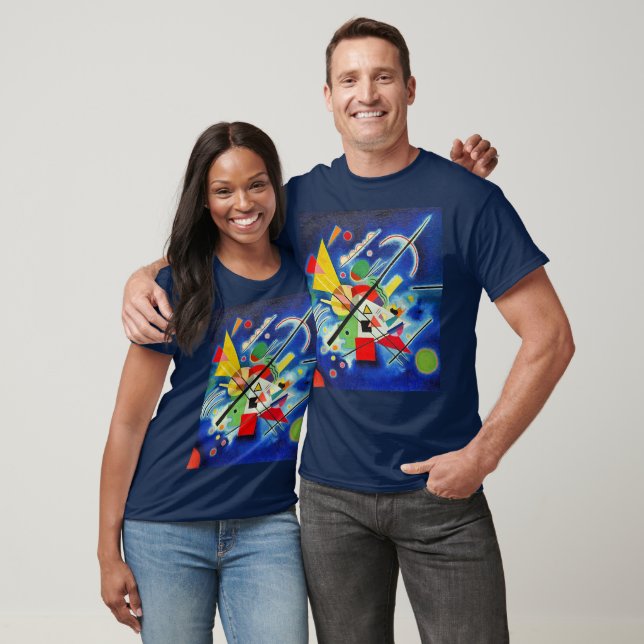 T-shirt Kandinsky - Peinture Bleue (Unisexe)