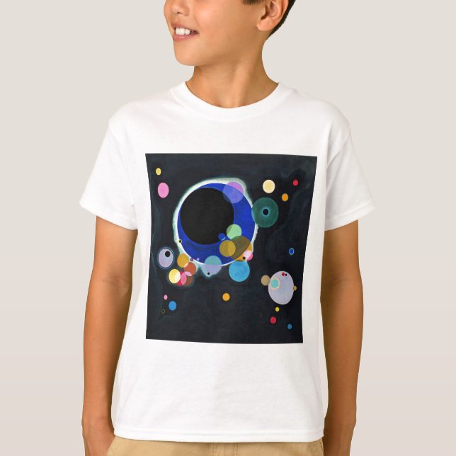 T-shirt Kandinsky Plusieurs Cercles Artwork (Devant)