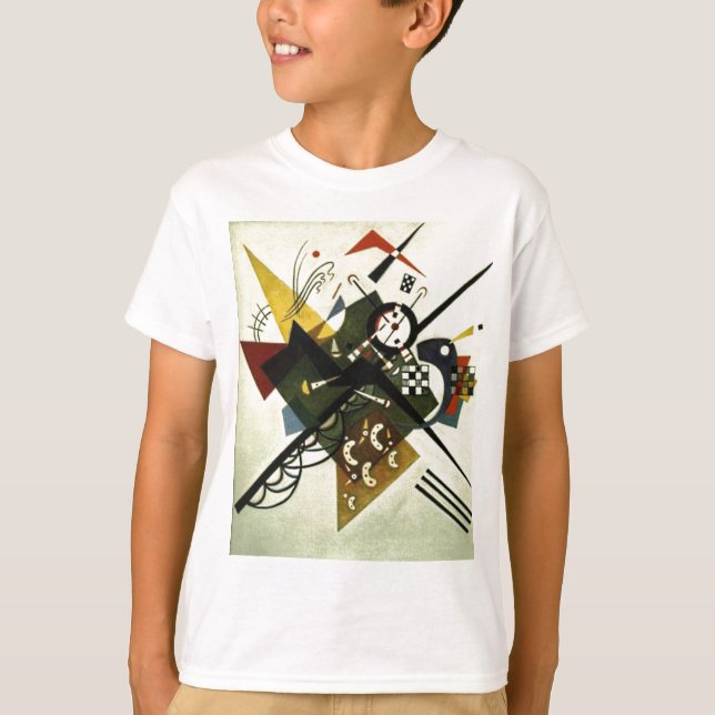 T-shirt Kandinsky Sur White II (Devant)