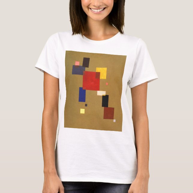 T-shirt Kandinsky Treize Rectangles peinture Abstraite (Devant)