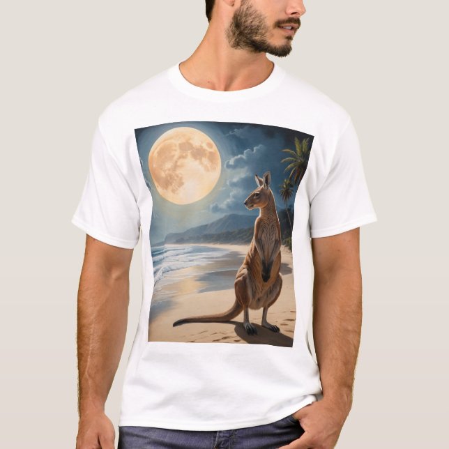 T-shirt Kangaroo Art (Devant)