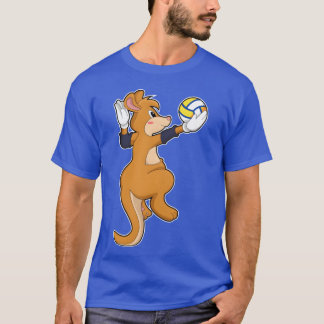 T-shirt Kangaroo At Volleyball Sports funny