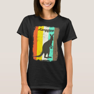 T-shirt Kangaroo Retro les années 70 animal Vintage