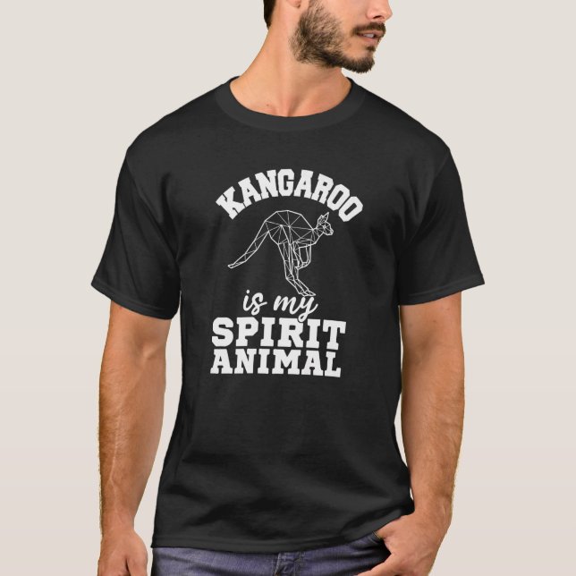 T-shirt Kangaroo Spirit Animal Australia Outback Marsupial (Devant)