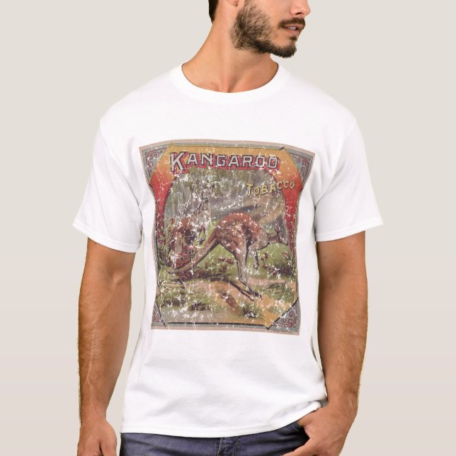 T-shirt Kangaroo Tobacco 1900 (Devant)