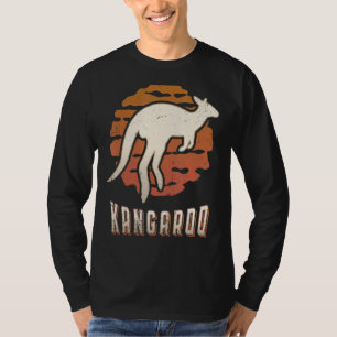 T-shirt Kangaroo Vintage Retro Classic animal coucher de s