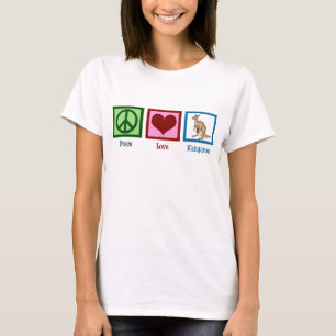 T-shirt Kangourou d'amour de paix