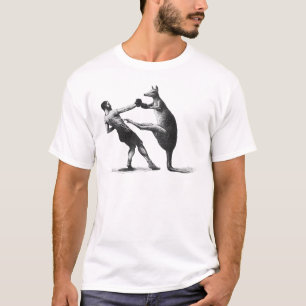 T-shirt Kangourou de boxe vintage
