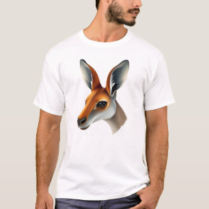 T-shirt Kangourou flottante Visage Art Tee