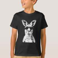 Kangourou portant des lunettes de soleil Animal dr