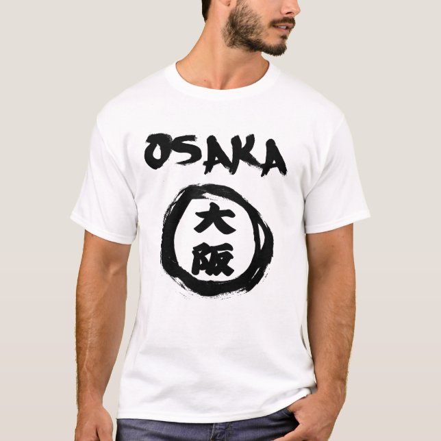 T-shirt Kanji Graffiti Osaka (Devant)