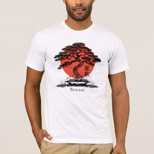 T-shirt Kanji japonais Bonsai Personnalisé