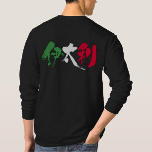 T-shirt [Kanji] Manches longues en Italie