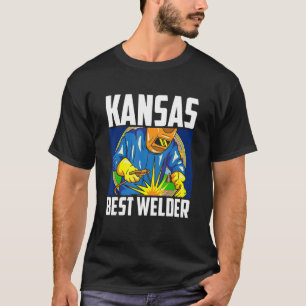 T-shirt Kansas Best Welder Ironsmith Welder US