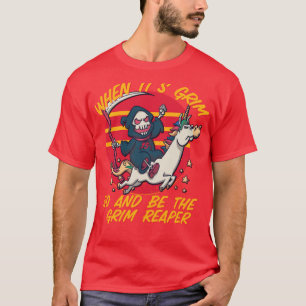 T-shirt Kansas City Chiefs Arrowhead Be the Grim Reaper 13