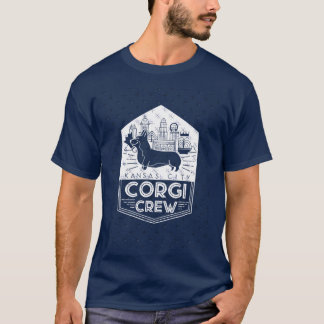 T-shirt Kansas City Corgi Crew Whiteriblend