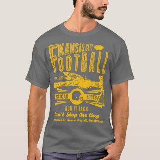 T-shirt Kansas City Est 1960 Tomahawk Vintage Gold Text
